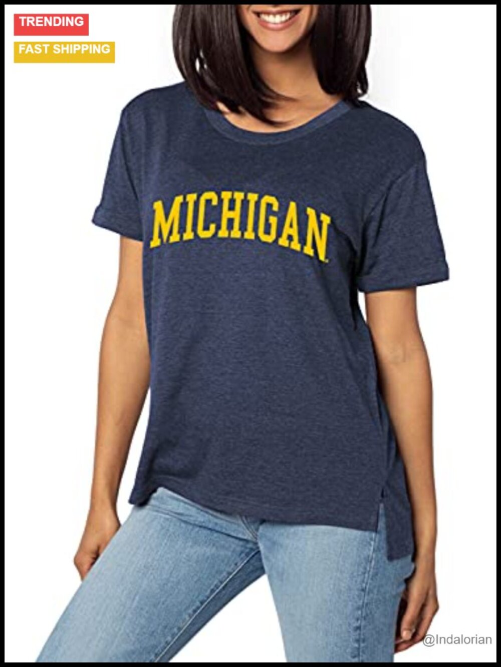 Women's NCAA Must Have Tee Short Sleeve Hi-Low Hem